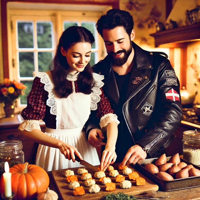 🐄 Frikadeller și Cartofi Dulci la Cuptor – Deliciu danez și garnitură dulce! 🇩🇰🍠