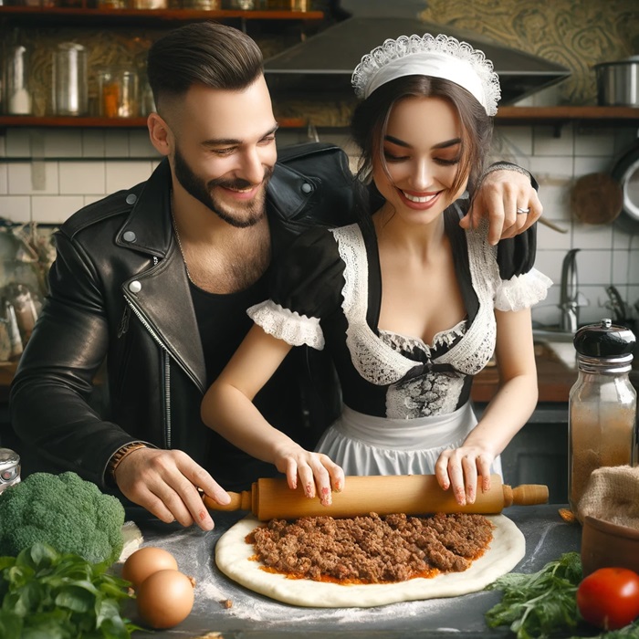 🍕 Lahmacun Turcesc – Pizza orientală cu arome intense! 🇹🇷