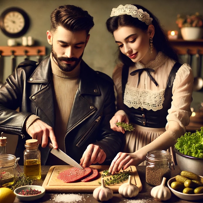 🍽️ Rețetă de friptură din ficat de porc cu castraveți murați și lămâie! 🍋