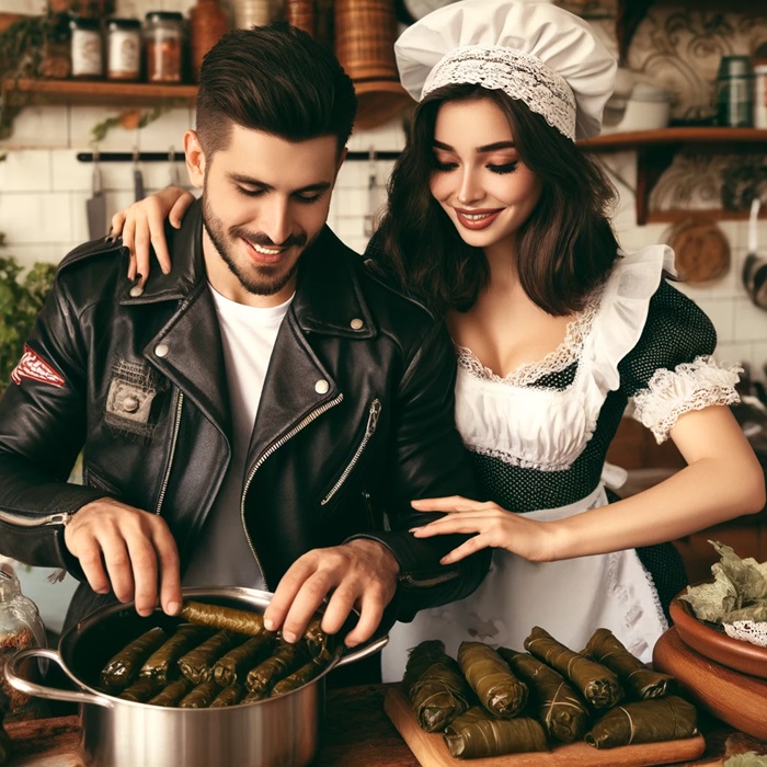 🌿 Dolma (Sarmale) – Frunze umplute, savoare pură din Turcia! 🇹🇷🍃